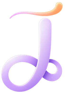 Jeevanee ribbon-style J mark